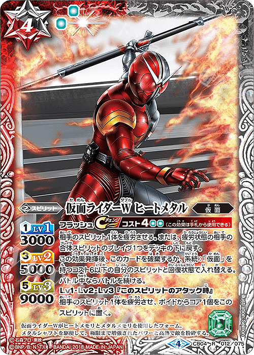 【傷】仮面ライダーW ヒートメタル