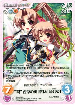 No Pain No Gain 恋姫無双のお話 パートナーpr翠 Chaostcg カオス トレカ通販 買取ならカードショップ 遊々亭