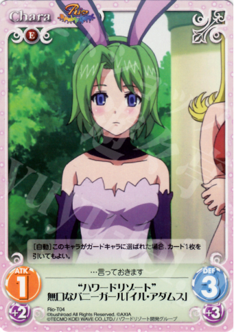 T “ハワードリゾート”無口なバニーガール「イル・アダムス」 | 販売 | RioRainbow | ChaosTCG｜カオス