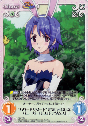 T “ハワードリゾート”元気いっぱいなバニーガール「エル・アダムス」 | 販売 | RioRainbow | ChaosTCG｜カオス