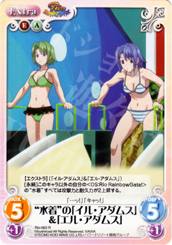 R “水着”の「イル・アダムス」＆「エル・アダムス」 | 販売 | RioRainbow | ChaosTCG｜カオス