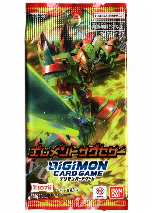 デジモンカードゲーム ブースター エレメントサクセサー パック | 販売 | デジモンカードゲーム