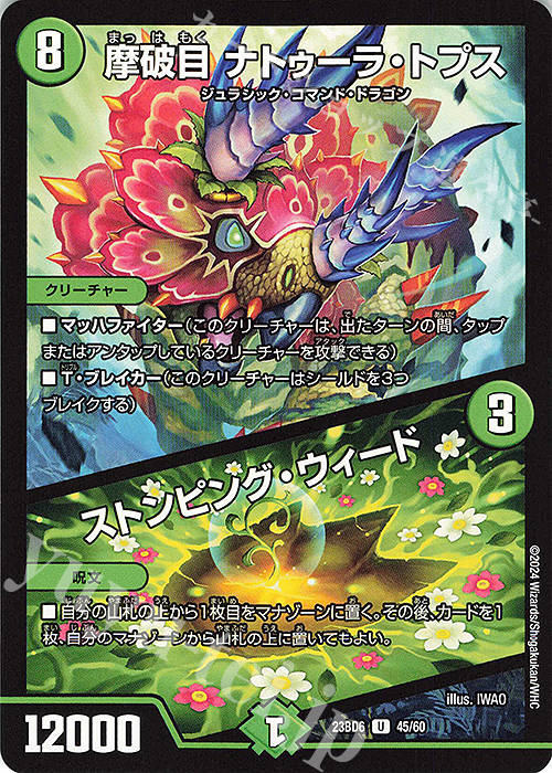 U 摩破目 ナトゥーラ・トプス｜ストンピング・ウィード | 販売 | [DM23-BD6] エキサイティング・デュエパ・デッキ 双極のアカシックZ計画 | デュエルマスターズ
