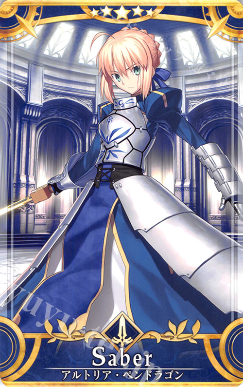 新作入荷!!】 Fate fgo セイバー アルトリア バレンタインカード fawe.org