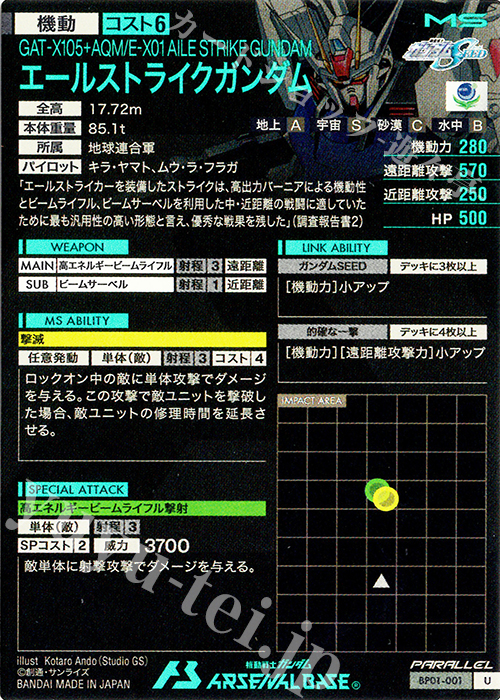 U エールストライクガンダム（パラレル） 販売 | 機動戦士