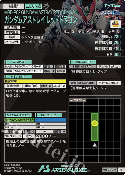 R ガンダムアストレイ レッドドラゴン 販売 | UNITRIBE SEASON