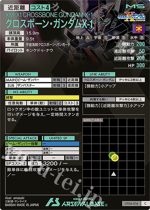 C クロスボーン・ガンダムX-1 販売 | UNITRIBE SEASON:06 | 機動