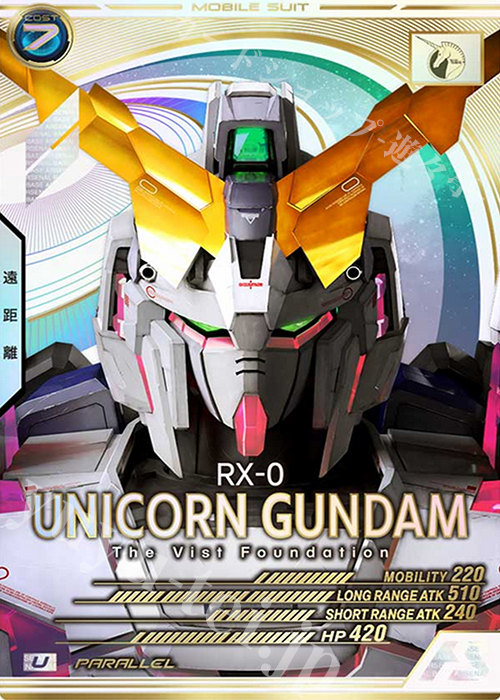 U ユニコーンガンダム（パラレル） | 販売 | SEASON:01 | 機動戦士