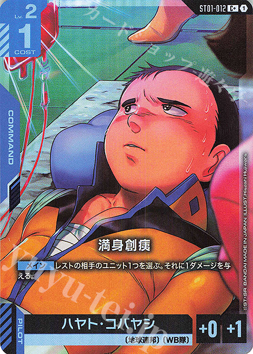 C+ 満身創痍(パラレル)(ST01収録) | 買取 | Heroic Beginnings [ST01] | ガンダムカードゲーム