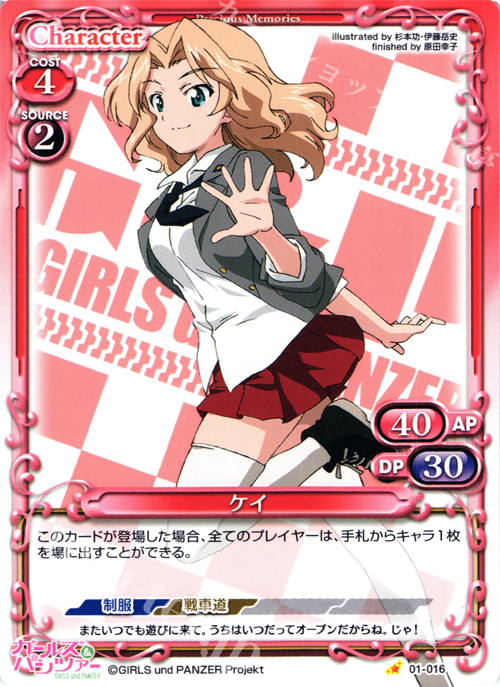 C ケイ | 販売 | ガールズ＆パンツァー | プレシャスメモリーズ
