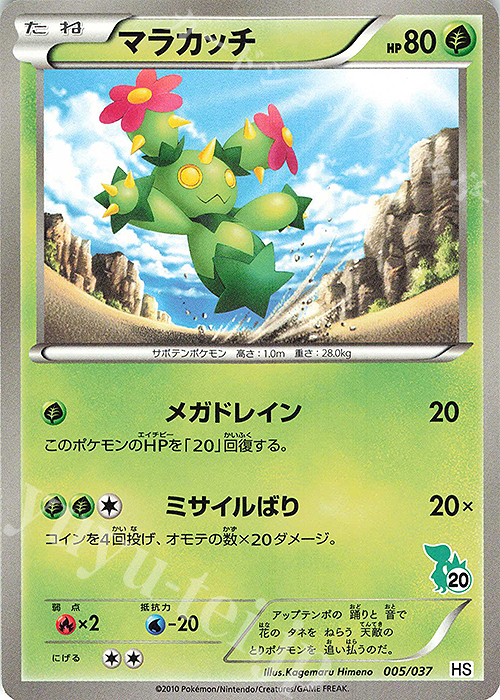 TD マラカッチ(ツタージャ) | 販売 | [HS] はじめてセット/はじめてセット forガール | ポケモンカードゲーム