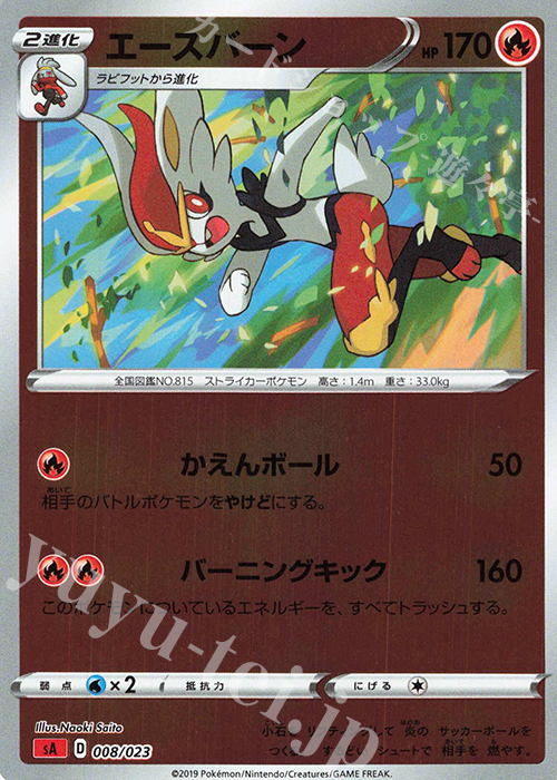 S-TD エースバーン(ミラー仕様) | 販売 | [SA] スターターセットV 炎 | ポケモンカードゲーム