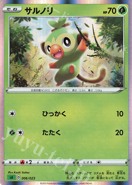 S-TD サルノリ(R仕様) | 販売 | [SA] スターターセットV 草 | ポケモンカードゲーム