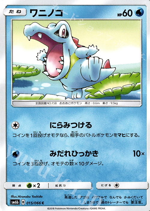 C ワニノコ | 販売 | [SM6b] 強化拡張パック チャンピオンロード | ポケモンカードゲーム