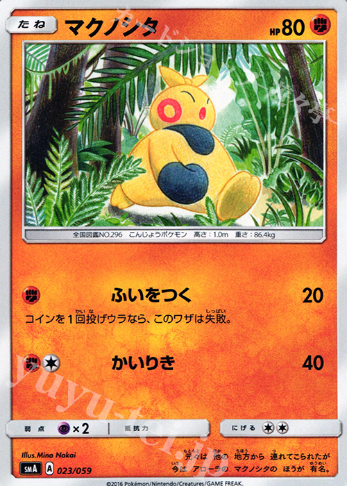 TD マクノシタ | 販売 | [SMA] スターターセット草 ジュナイパーGX / スターターセット炎 ガオガエンGX / スターターセット水 アシレーヌGX | ポケモンカードゲーム