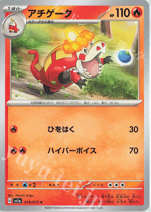 C アチゲータ | 販売 | [SV1a] 強化拡張パック トリプレットビート | ポケモンカードゲーム