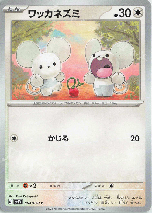C ワッカネズミ | 販売 | [SV1V] 拡張パック バイオレットex | ポケモンカードゲーム