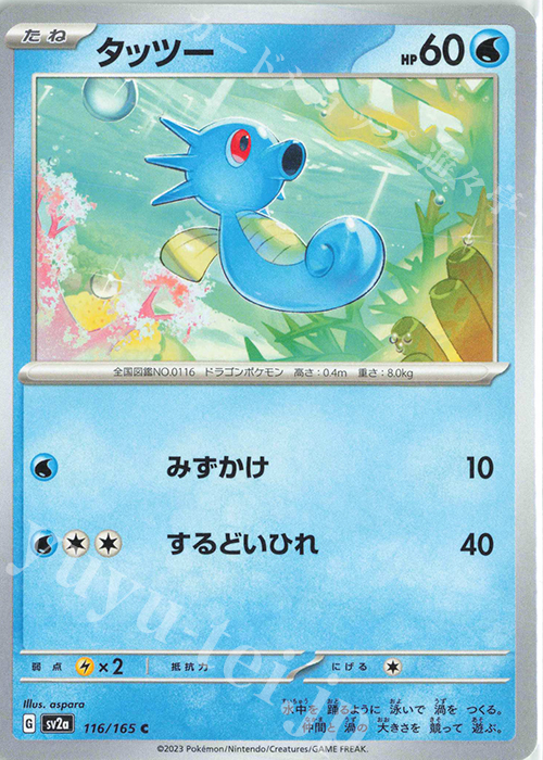 C タッツー | 販売 | [SV2a] 強化拡張パック ポケモンカード151 | ポケモンカードゲーム