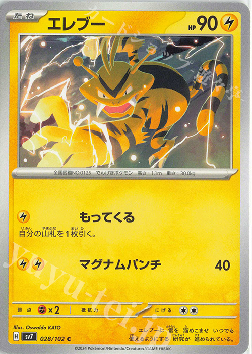 C エレブー | 販売 | [SV7] 拡張パック ステラミラクル | ポケモンカードゲーム