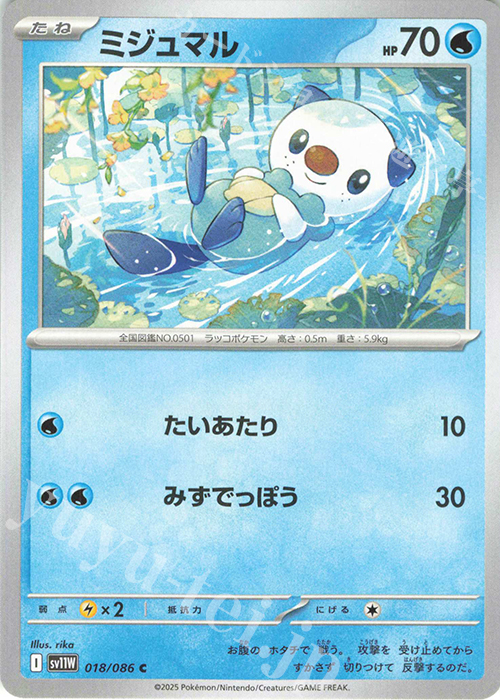 C ミジュマル | 販売 | [SV11W] 拡張パック ホワイトフレア | ポケモンカードゲーム