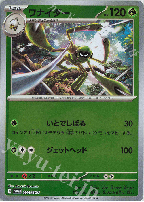 PROMO ワナイダー | 販売 | SV プロモーションカード【001〜100】 | ポケモンカードゲーム