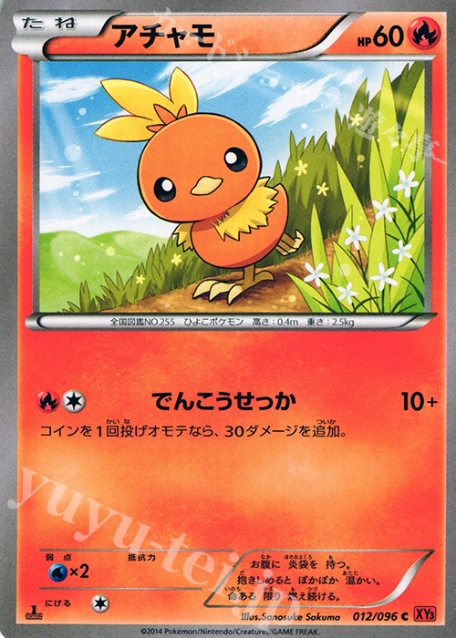 C アチャモ | 販売 | [XY3] ライジングフィスト | ポケモンカードゲーム