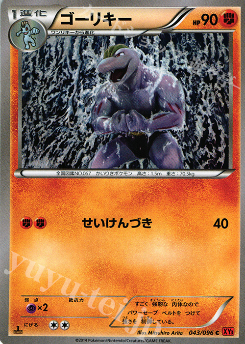 C ゴーリキー | 販売 | [XY3] ライジングフィスト | ポケモンカードゲーム
