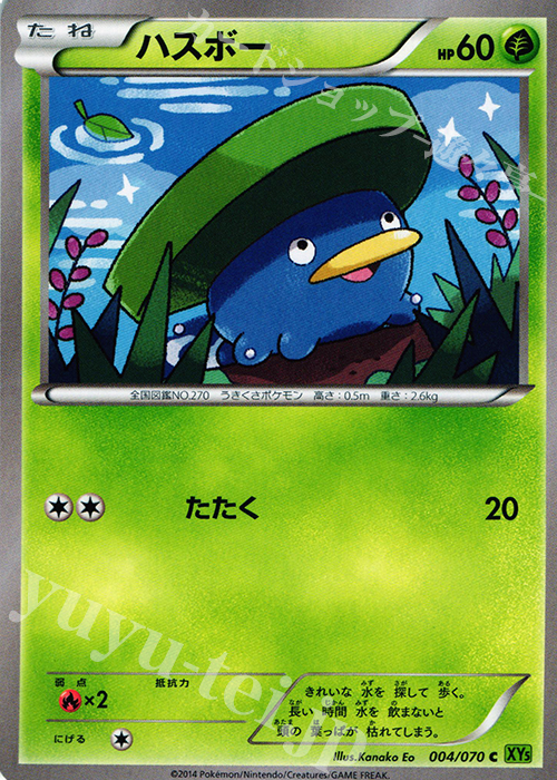 C ハスボー | 販売 | [XY5] タイダルストーム | ポケモンカードゲーム
