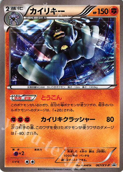 PROMO カイリキー | 販売 | XY プロモーションカード【001〜100】 | ポケモンカードゲーム