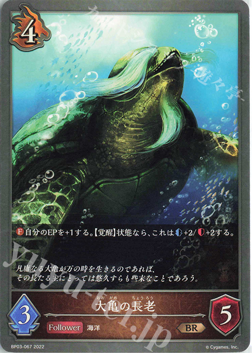 BR 大亀の長老 | 販売 | [BP03]フレイム・オブ・レーヴァテイン | Shadowverse EVOLVE