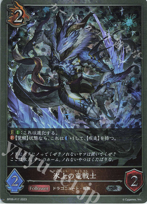 SR・プレミアム 氷上の竜戦士 | 販売 | [BP06]絶対なる覇者 | Shadowverse EVOLVE