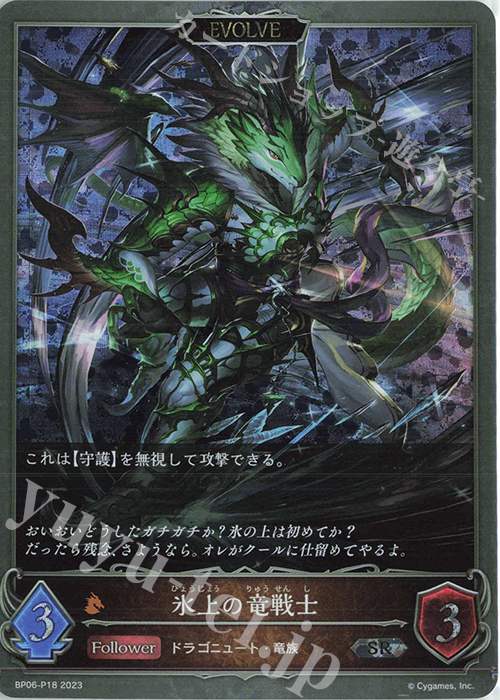 SR・プレミアム 氷上の竜戦士 | 販売 | [BP06]絶対なる覇者 | Shadowverse EVOLVE