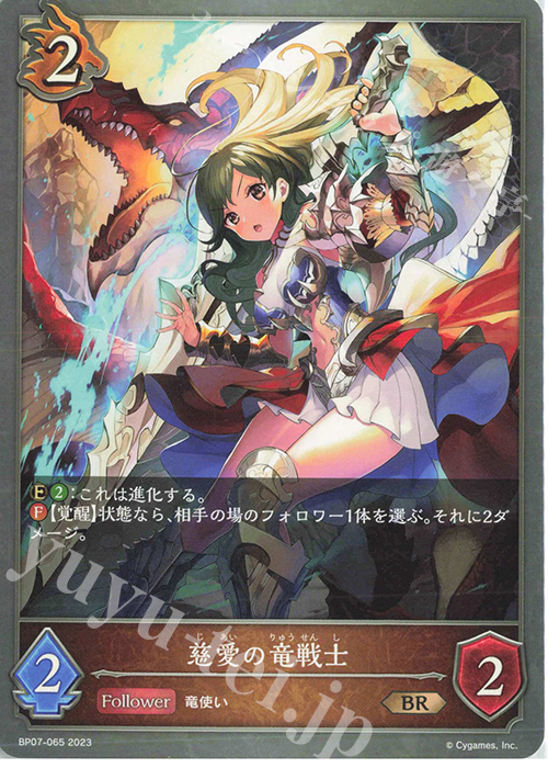 BR 慈愛の竜戦士 | 販売 | [BP07]森羅鋼鉄 | Shadowverse EVOLVE