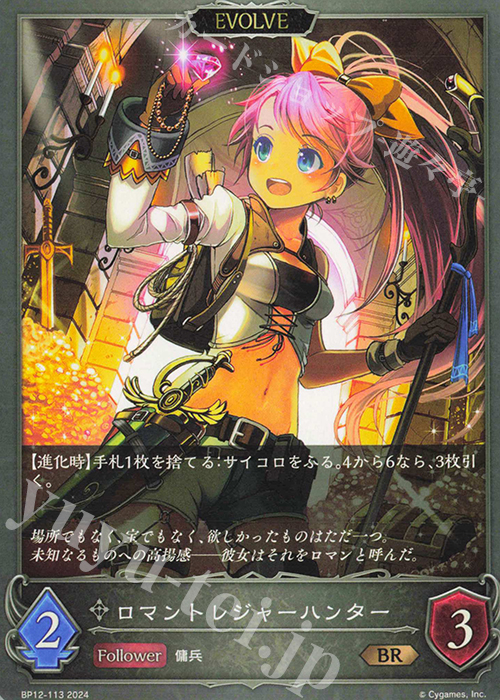 BR ロマントレジャーハンター | 販売 | [BP12]黒鉄の侵略者 | Shadowverse EVOLVE