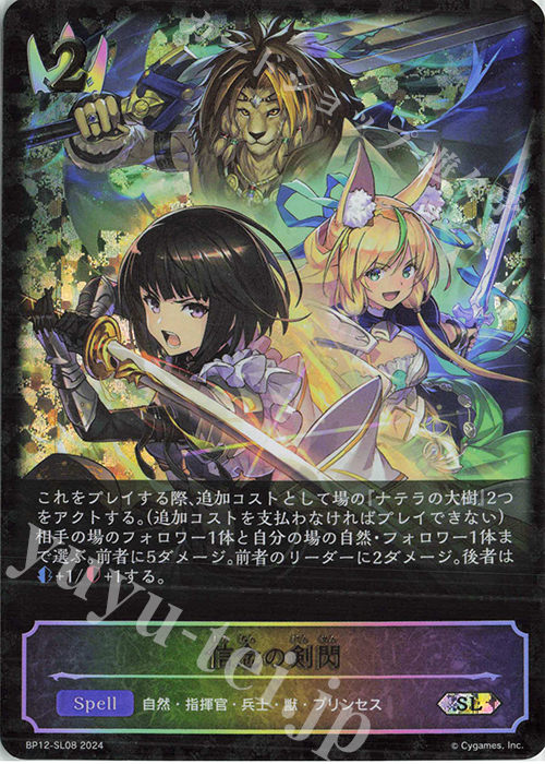 SL 信念の剣閃 | 販売 | [BP12]黒鉄の侵略者 | Shadowverse EVOLVE