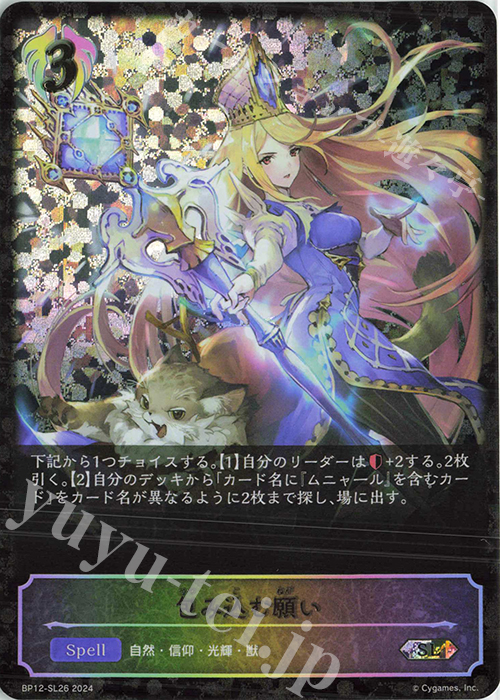 SL 包み込む願い | 買取 | [BP12]黒鉄の侵略者 | Shadowverse EVOLVE