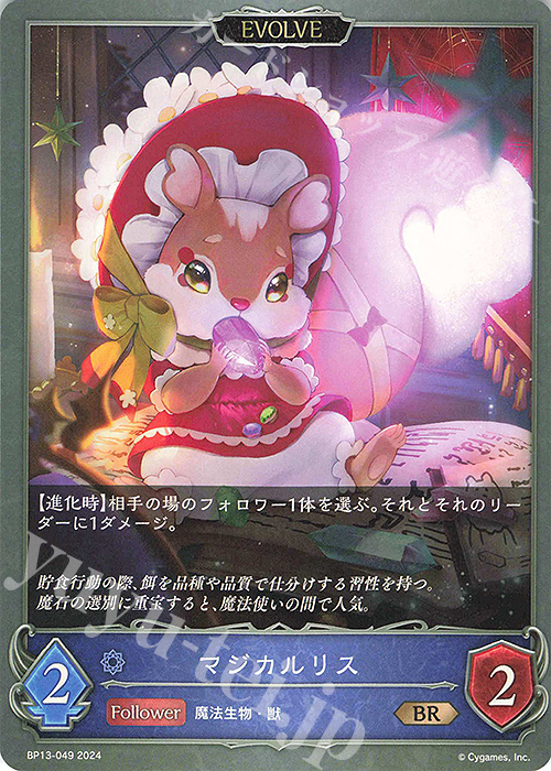 BR マジカルリス | 販売 | [BP13]暗黒降誕 | Shadowverse EVOLVE