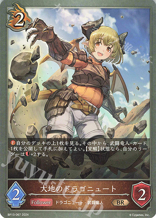 BR 大地のドラゴニュート | 買取 | [BP13]暗黒降誕 | Shadowverse EVOLVE