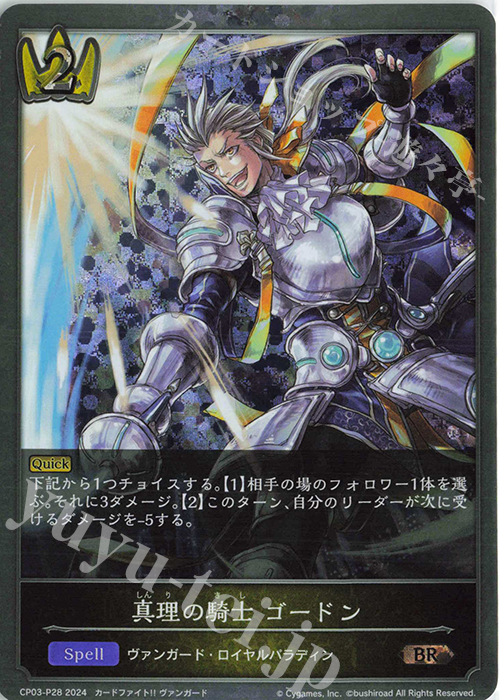 BR・プレミアム 真理の騎士 ゴードン | 販売 | [CP03]カードファイト！！ ヴァンガード | Shadowverse EVOLVE