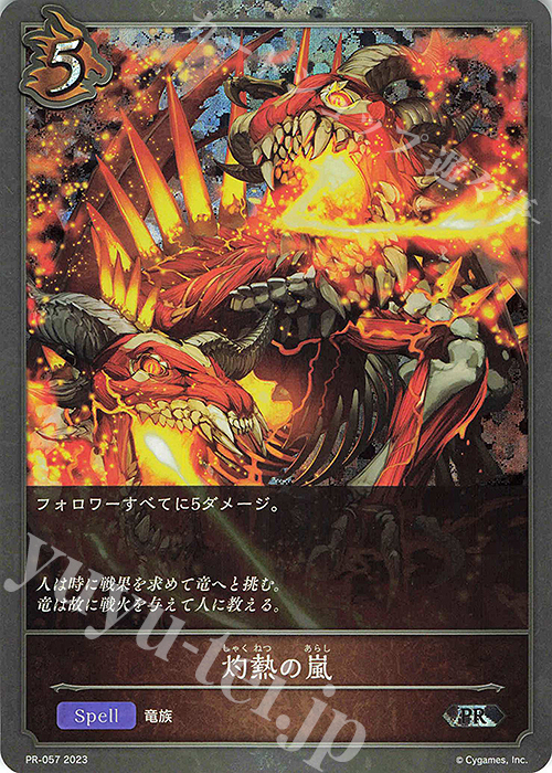 PR 灼熱の嵐 | 販売 | [PR-000]〜[PR-101] | Shadowverse EVOLVE