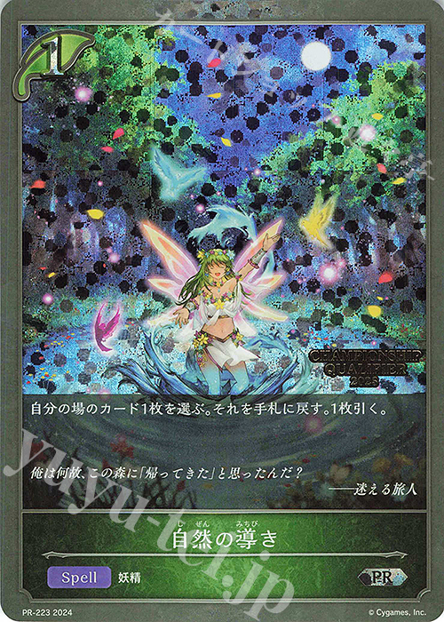 PR 自然の導き(CHAMPIONSHIP QUALIFIER 2025 箔押し入り) | 販売 | [PR-201]〜[PR-300] | Shadowverse EVOLVE