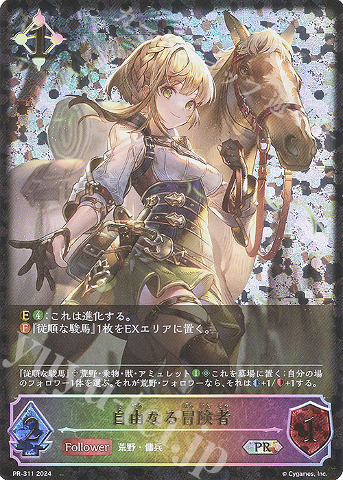 PR 自由なる冒険者 | 販売 | [PR-301]〜[PR-400] | Shadowverse EVOLVE