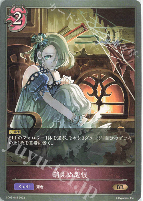BR 消えぬ怨恨 | 販売 | [SD05]永久なる定め | Shadowverse EVOLVE