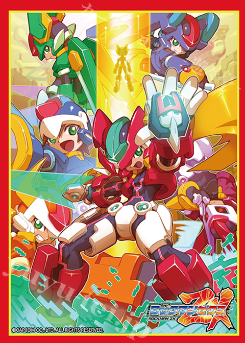 ブロッコリーキャラクタースリーブ ロックマン ゼクス 「集結