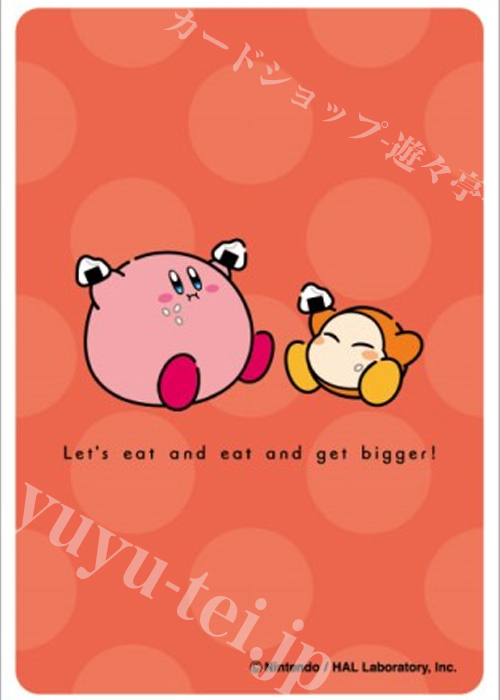 カービィ play with ワドルディ キャラクタースリーブミニ ENS-11 いただきまーす!(まんぷく)  (11月中 発売)