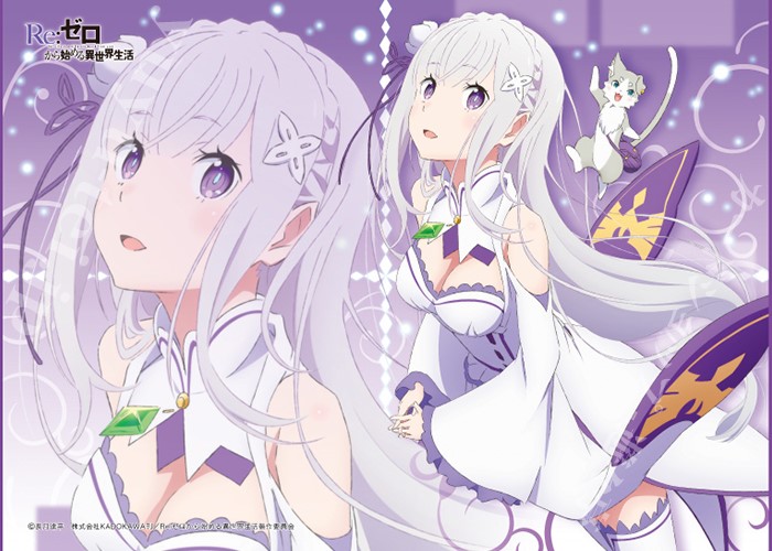 TCG万能プレイマット Re：ゼロから始める異世界生活 「エミリア」 | 販売 | サプライ