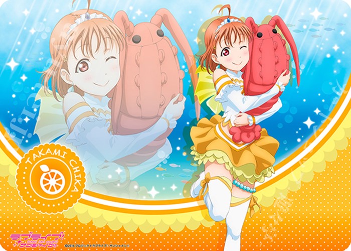 キャラクター万能ラバーマット ラブライブ！サンシャイン!! 「高海 千歌」ぬいぐるみ抱っこVer.