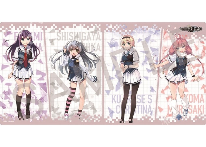 ラバープレイマットコレクション 『グリザイア：ファントムトリガー／レナ＆トーカ＆クリス＆ムラサキver.』 | 販売 | サプライ