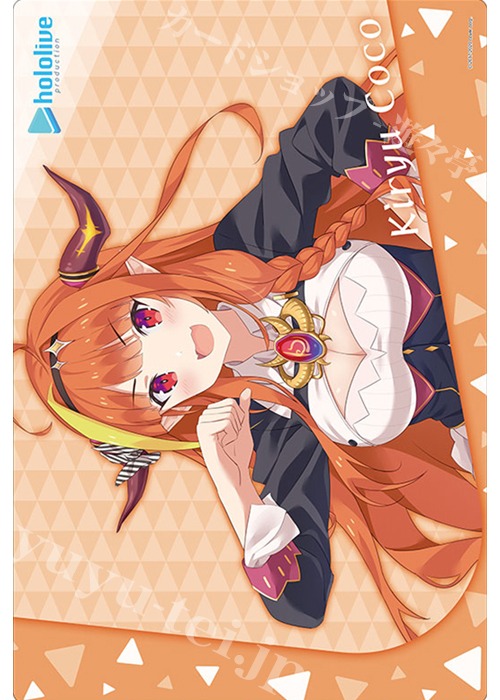【新品 未開封】ホロライブ　桐生ココ　プレイマット Amazon.co.jp: 桐生ココ プレイマット ロゴ 家紋 ホロライブ