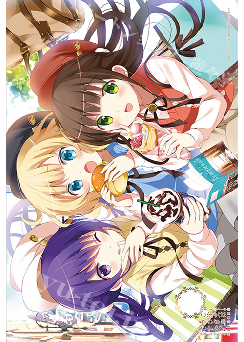 ブシロード ラバーマットコレクションV2 Vol.198 ご注文はうさぎですか？ BLOOM 『リゼ・シャロ・千夜』 | 販売 | サプライ